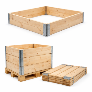 Cerclage palette bois