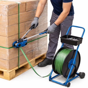 Cerclage palette manuel